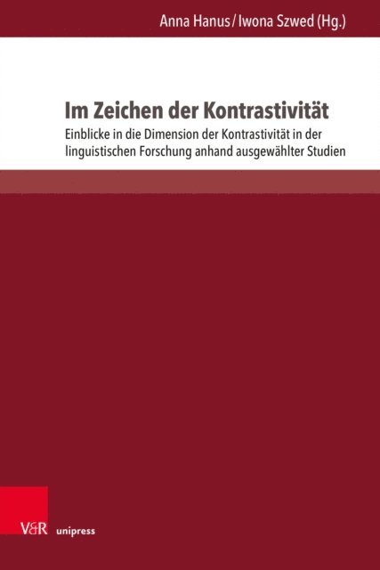 Iwona Szwed, Anna Hanus - Im Zeichen der Kontrastivität, E-bok
