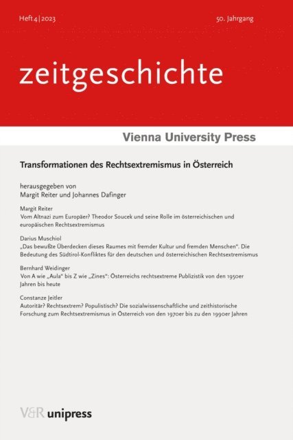 Johannes Dafinger, Margit Reiter - Transformationen des Rechtsextremismus in Österreich, E-bok