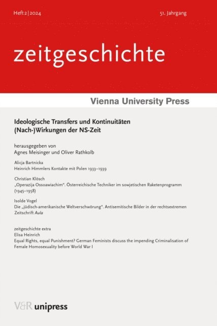 Oliver Rathkolb, Agnes Meisinger - Ideologische Transfers und Kontinuitäten, E-bok