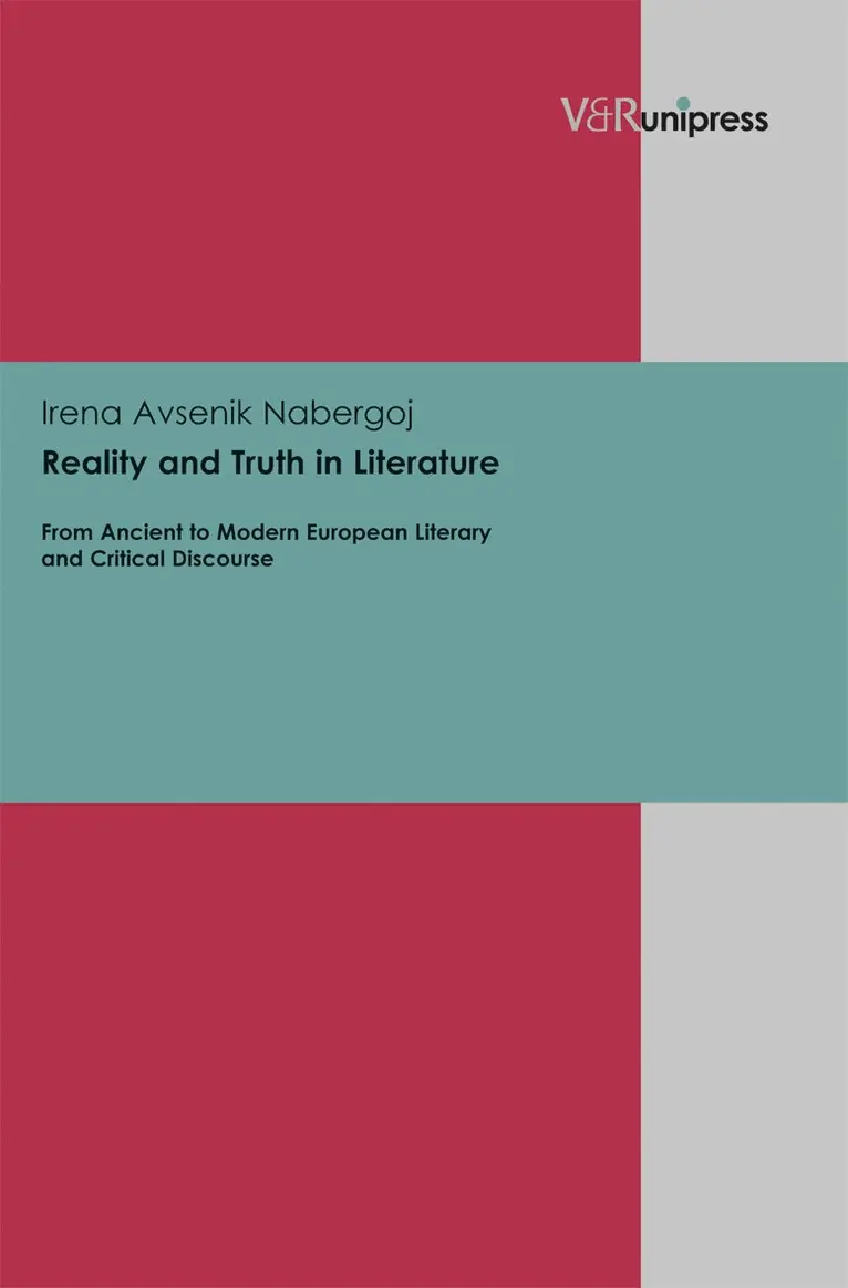 Irena Avsenik Nabergoj - Reality and Truth in Literature, Inbunden. Tillgänglighet: Lägg i varukorg