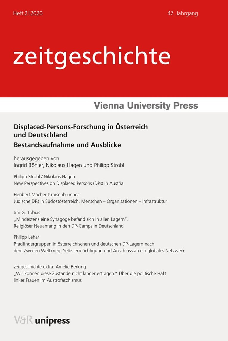 Ingrid Böhler, Nikolaus Hagen, Philipp Strobl - Displaced-Persons-Forschung in Österreich und Deutschland, Häftad