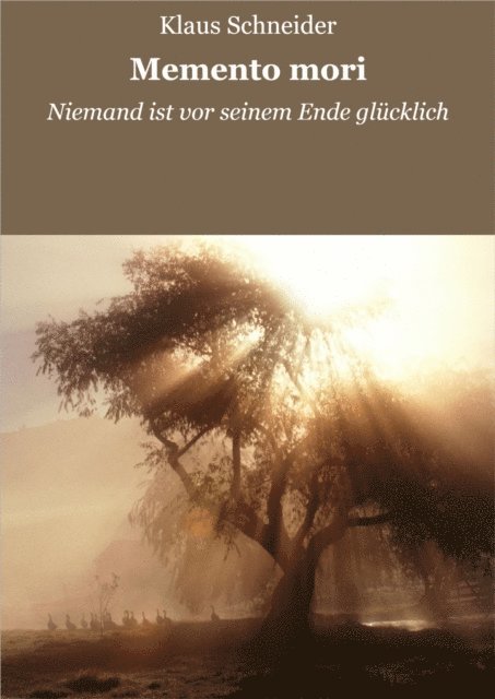 Klaus Schneider - Memento mori, E-bok