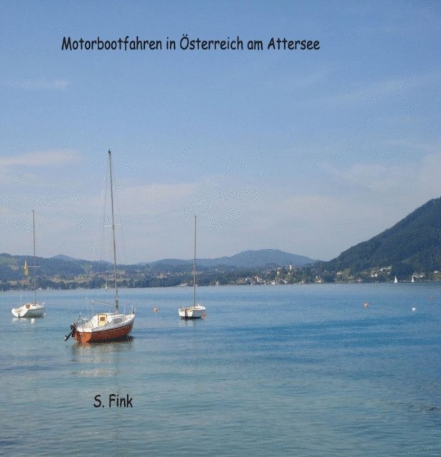 S. Fink - Motorbootfahren am Attersee, E-bok