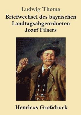 Ludwig Thoma - Briefwechsel des bayrischen Landtagsabgeordneten Jozef Filsers (Großdruck), Häftad