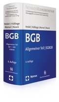 Burgerliches Gesetzbuch: Allgemeiner Teil - Egbgb: Band 1