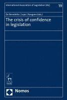 Maria de Benedetto, Nicola Lupo - The Crisis of Confidence in Legislation, Inbunden