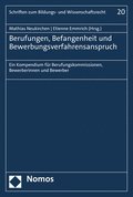 Berufungen, Befangenheit Und Bewerbungsverfahrensanspruch: Ein Kompendium Fur Berufungskommissionen, Bewerberinnen Und Bewerber