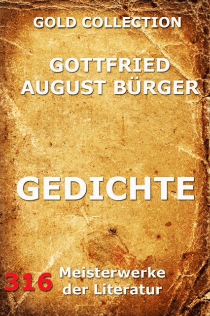 Gottfried August Burger - Gedichte, E-bok