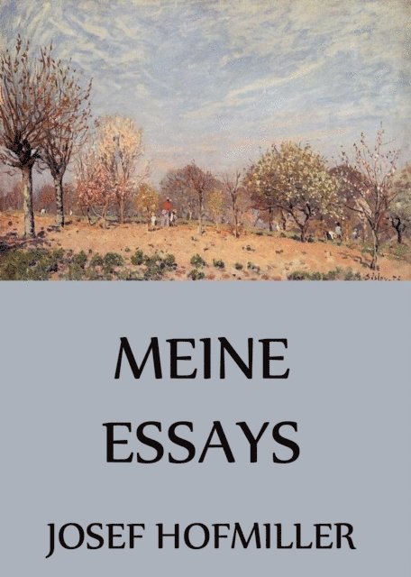 Josef Hofmiller - Meine Essays, E-bok