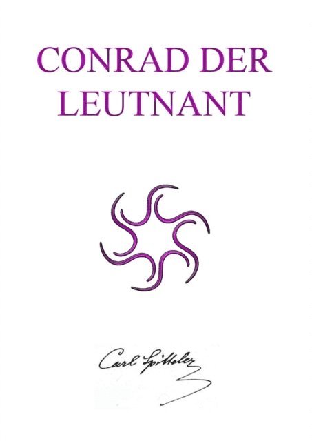 Carl Spitteler - Conrad der Leutnant, E-bok
