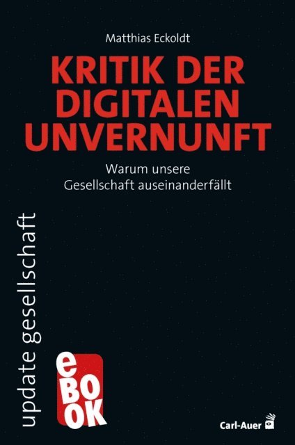 Matthias Eckoldt - Kritik der digitalen Unvernunft, E-bok