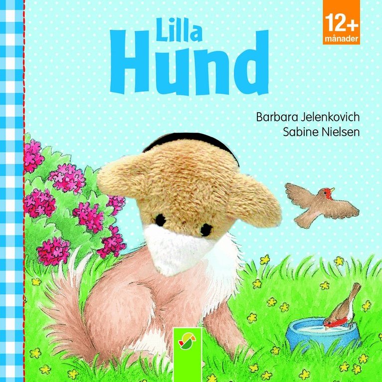 Lilla hund : bok med fingerdocka i tyg, Kartonnage