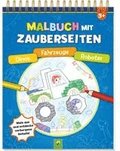 Malbuch mit Zauberseiten Dinos, Fahrzeuge, Roboter