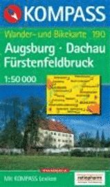 190: Augsburg - Dachau - Furstenfeldbruck 1:50, 000, Övrigt. Tillgänglighet: Lägg i varukorg