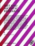 Art and Artistic Research: Music, Visual Art, Design, Literature, Dance
