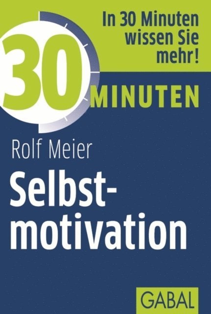 Rolf Meier - 30 Minuten Selbstmotivation, E-bok