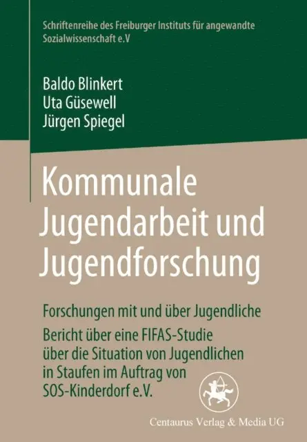 Jurgen Spiegel, Uta Gusewell, Baldo Blinkert - Kommunale Jugendarbeit und Jugendforschung, E-bok. Tillgänglighet: Lägg i varukorg