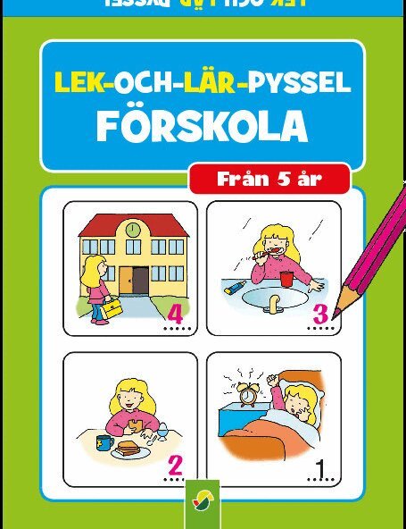 Lek och lär pyssel. Förskola, Häftad