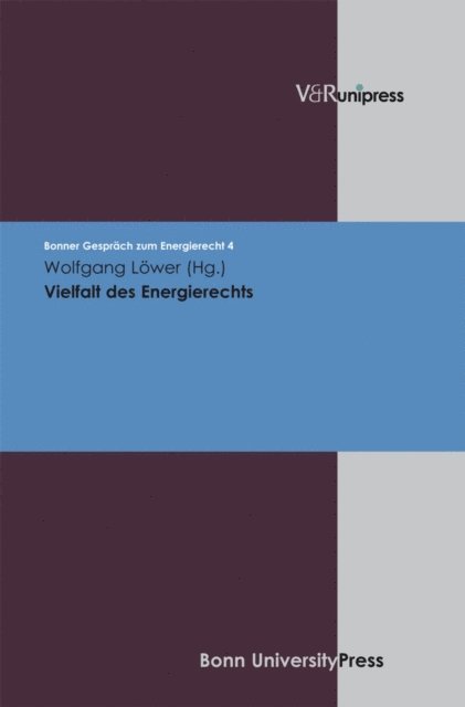 Wolfgang Lower - Vielfalt des Energierechts, E-bok. Tillgänglighet: Lägg i varukorg