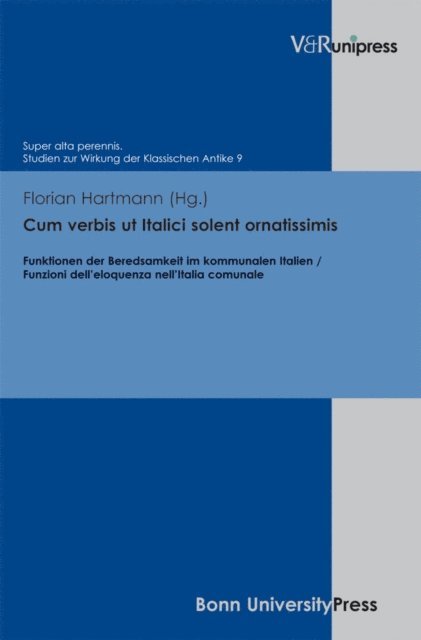 Florian Hartmann - Cum verbis ut Italici solent ornatissimis, E-bok