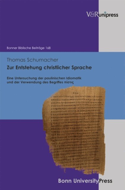 Thomas Schumacher - Zur Entstehung christlicher Sprache, E-bok