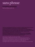 sans phrase - Zeitschrift f�r Ideologiekritik; Heft 26, Winter 2025/26