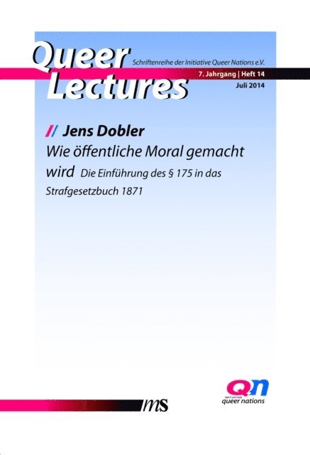Jens Dobler, Benno Gammerl - Wie öffentliche Moral gemacht wird, E-bok