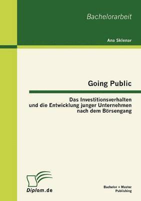 Ana Sklenar - Going Public, Häftad