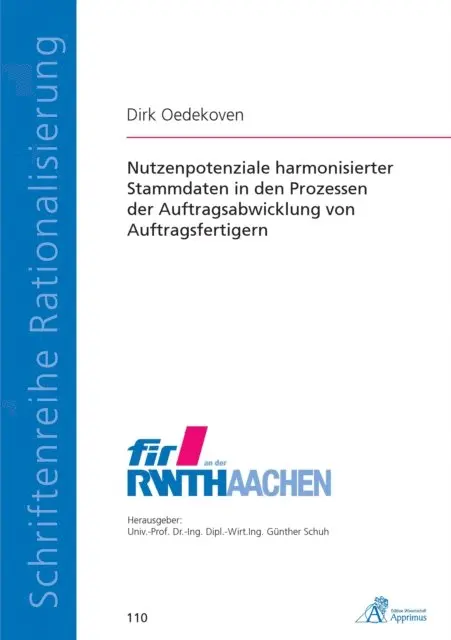 Dirk Oedekoven - Nutzenpotenziale harmonisierter Stammdaten in den, E-bok. Tillgänglighet: Lägg i varukorg
