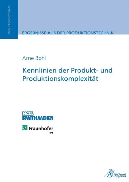 Arne Bohl - Kennlinien der Produkt- und Produktionskomplexität, E-bok. Tillgänglighet: Lägg i varukorg
