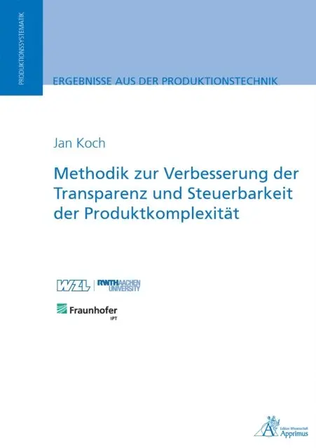 Jan Koch - Methodik zur Verbesserung der Transparenz und Steuerbarkeit der Produktkomplexität, E-bok. Tillgänglighet: Lägg i varukorg