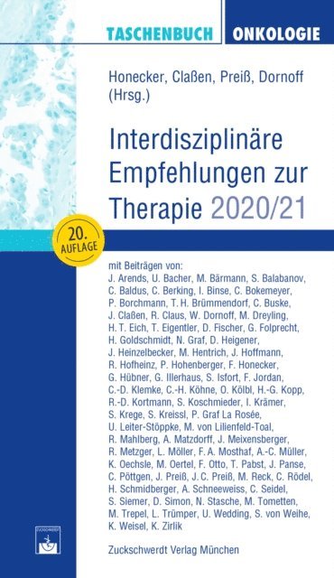 Wolfgang Dornoff, Joachim Prei, Johannes Claen, Friedemann Honecker - Taschenbuch Onkologie, E-bok