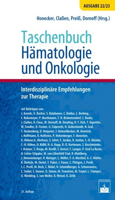Wolfgang Dornoff, Joachim Prei, Johannes Claen, Friedemann Honecker - Taschenbuch Hämatologie und Onkologie, E-bok