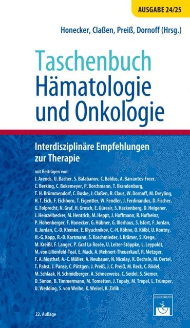 Wolfgang Dornoff, Joachim Prei, Johannes Claen, Friedemann Honecker - Taschenbuch Hämatologie und Onkologie, E-bok