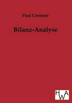 Paul Gerstner - Bilanz-Analyse, Häftad