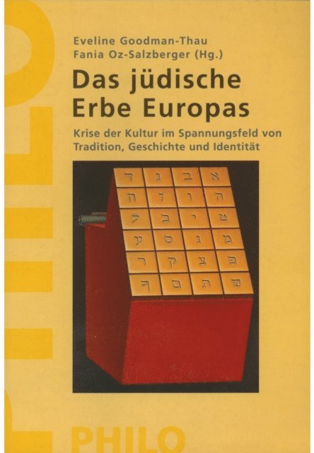 Fania Oz-Salzberger, Eveline Goodman-Thau - Das jüdische Erbe Europas, E-bok