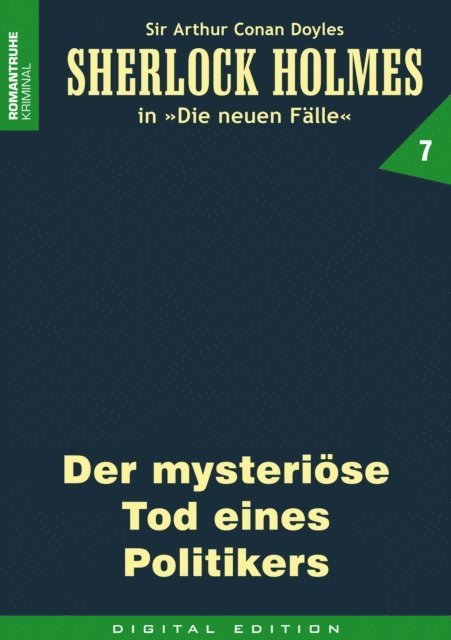 G. Arentzen - SHERLOCK HOLMES 7, E-bok