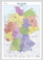 BKG - Bundesamt für Kartographie und Geodäsie - Deutschland auf einen Blick! Politische Karte 1:750 000. Tillgänglighet: Lägg i varukorg
