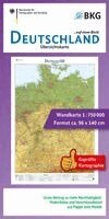 BKG - Bundesamt für Kartographie und Geodäsie - Deutschland auf einen Blick! Übersichtskarte 1:750 000. Tillgänglighet: Lägg i varukorg