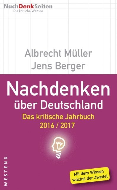 Jens Berger, Albrecht Muller - Nachdenken über Deutschland, E-bok
