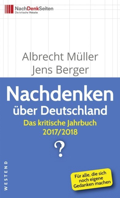 Jens Berger, Albrecht Muller - Nachdenken über Deutschland, E-bok