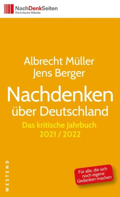 Jens Berger, Albrecht Muller - Nachdenken über Deutschland, E-bok