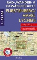 Fürstenberg/Havel, Lychen 1 : 35 000 Rad-, Wander- und Gewässerkarte