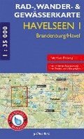 Havelseen 1: Brandenburg / Havel 1 : 35 000 Rad-, Wander- und Gewässerkarte