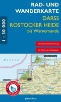 Rad- und Wanderkarte Darß, Rostocker Heide bis Warnemünde