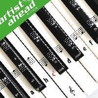 Artist Ahead - ARTIST AHEAD® Noten Aufkleber für Klavier & Keyboard, Häftad