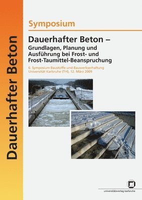 Ulrich Nolting, Harald S Müller, Michael Haist - Dauerhafter Beton - Grundlagen, Planung und Ausführung bei Frost- und Frosttaumittel-Beanspruchung. 6. Symposium Baustoffe und Bauwerkserhaltung Universität Karlsruhe (TH); Karlsruhe, 12. März 2009, Häftad