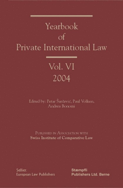 Andrea Bonomi, Paul Volken, Petar Sarcevic - 2004, E-bok