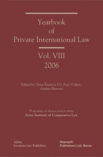 Andrea Bonomi, Paul Volken, Petar Sarcevic - 2006, E-bok