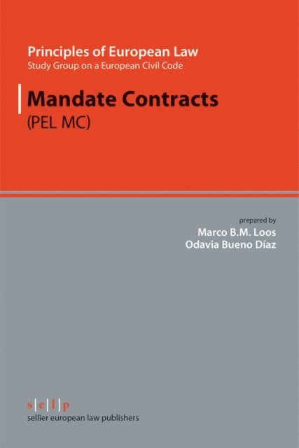 Marco B. M. Loos, Odavia Bueno Diaz - Mandate Contracts, E-bok